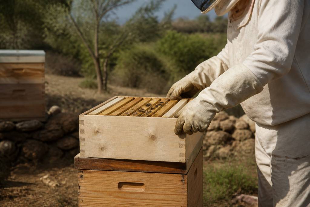 Combien de temps pour remplir une hausse de miel avec une ruche kényane ?