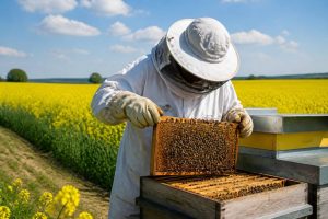 Miellée colza : conseils pour optimiser la récolte de miel au rucher